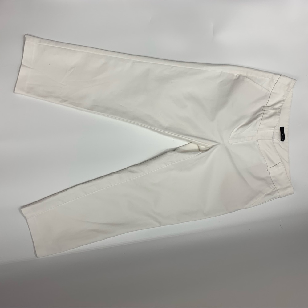 Willi Smith White Crop /Capri Pants Size 6